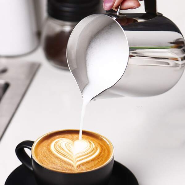 

1pc Stainless Steel Milk Jug, Silver