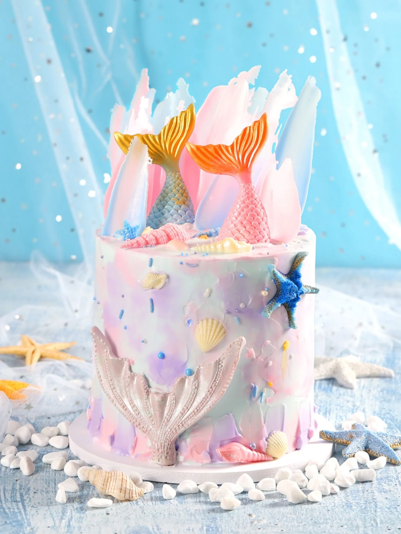 1 Piece Moule A Gateau En Silicone Design Ocean Mode En Ligne Shein France