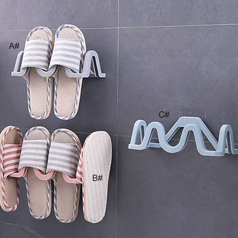 

1pc Wall Mounted Shoes Storage Rack, Multicolor