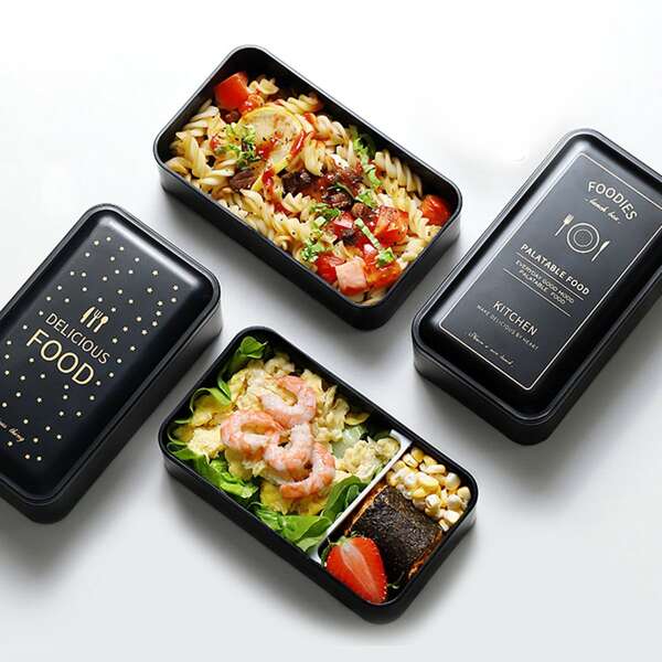 

Многокамерная двухслойная коробка для обеда 1шт