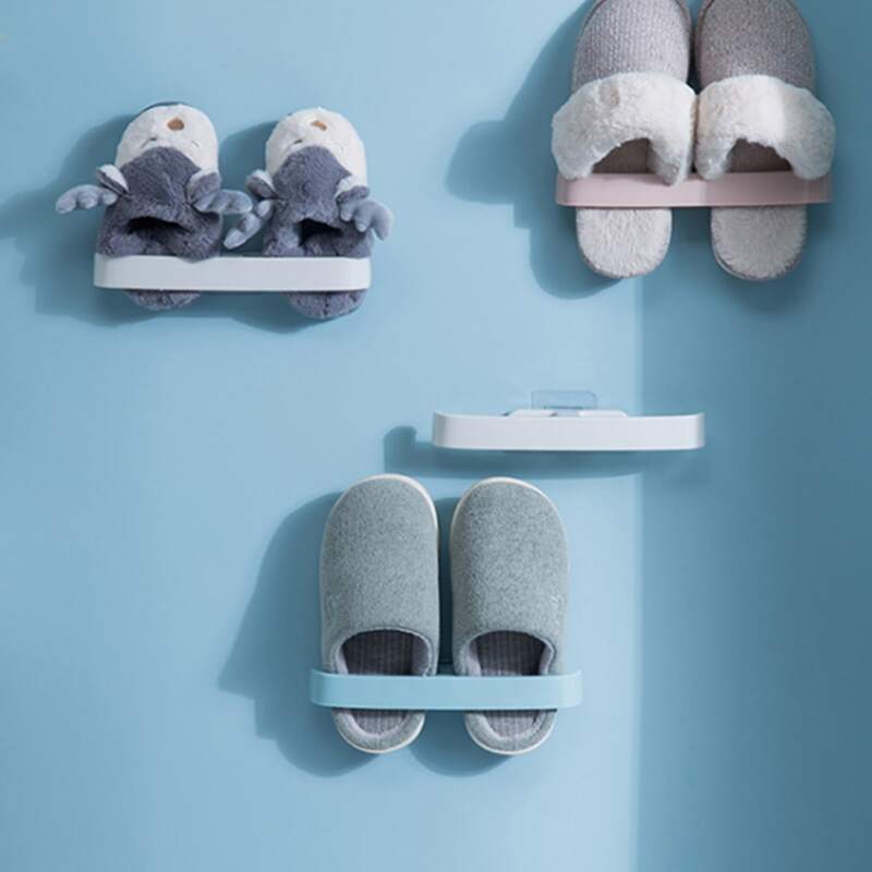 

1pc Wall Mount Shoes Storage Rack, Multicolor