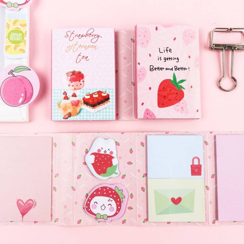 

1pack Random Fruit Print Sticky Note