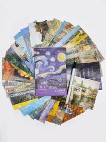 30張油畫明信片 - 彩色 - 查看 1