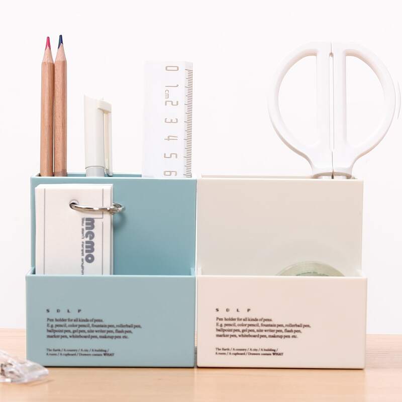 

1pc Multifunctional Plastic Pen Holder