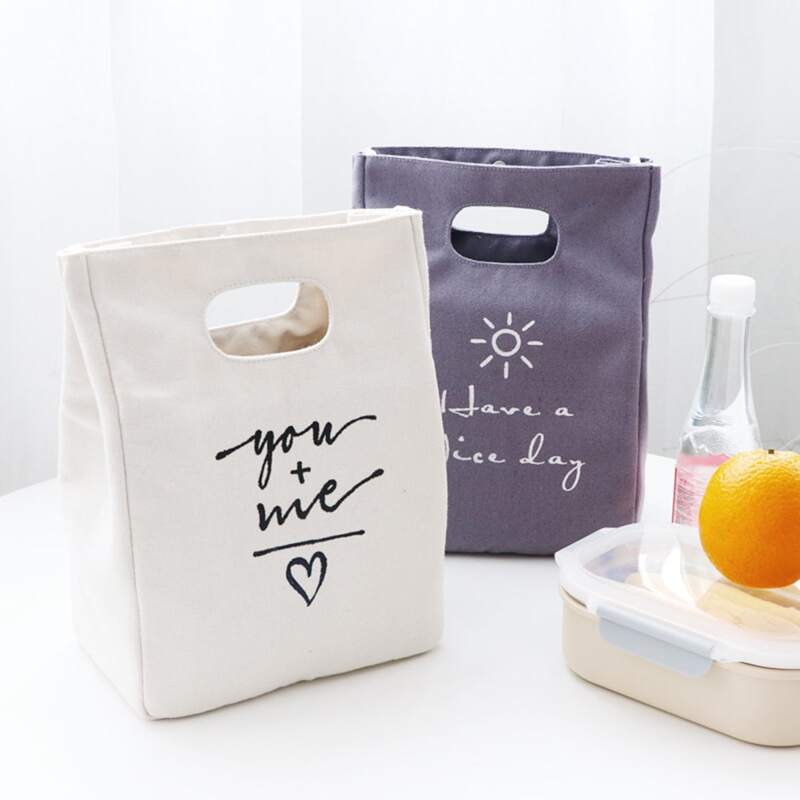 

1pc Letter Graphic Lunch Storage Bag, Multicolor