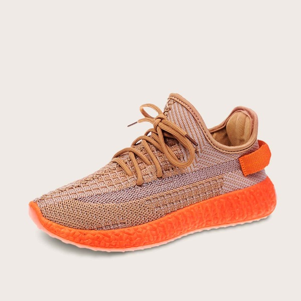 

Lace-up Front Sneakers, Orange