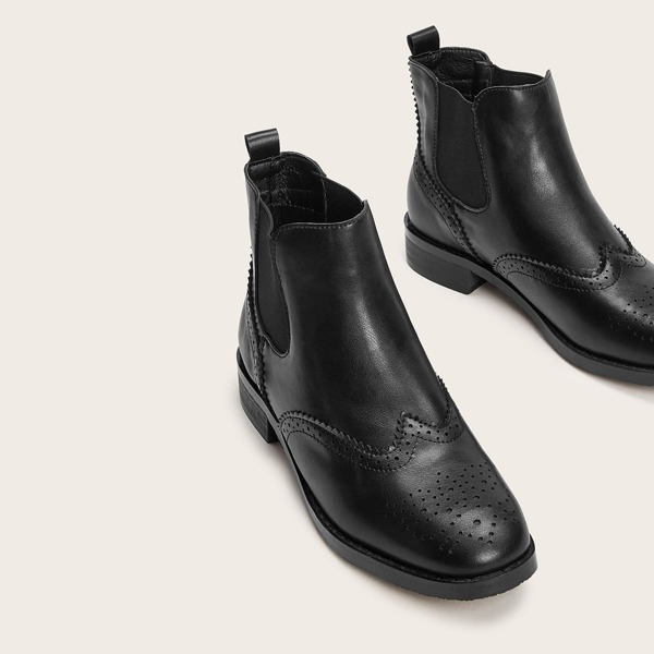 

Модные сапоги челси, Чёрный