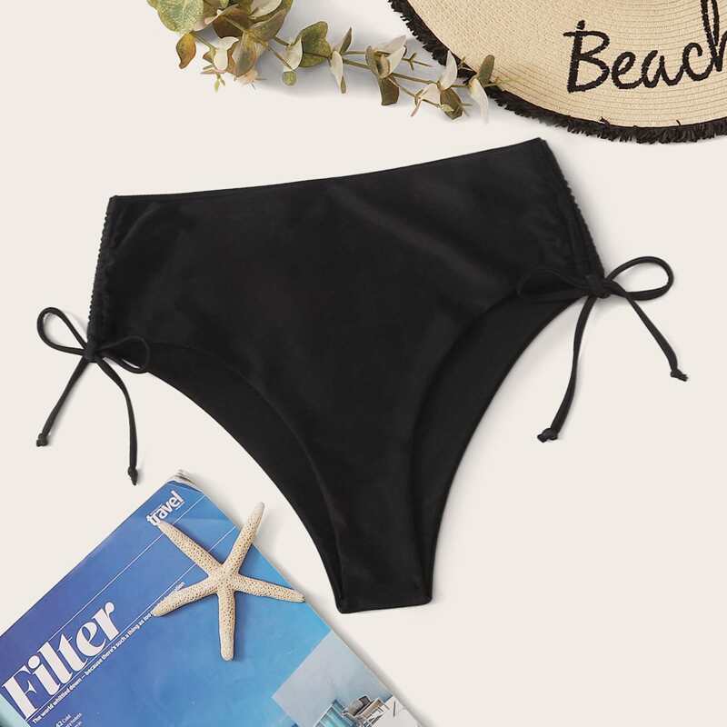 

Tie Side Swimming Panty, Black