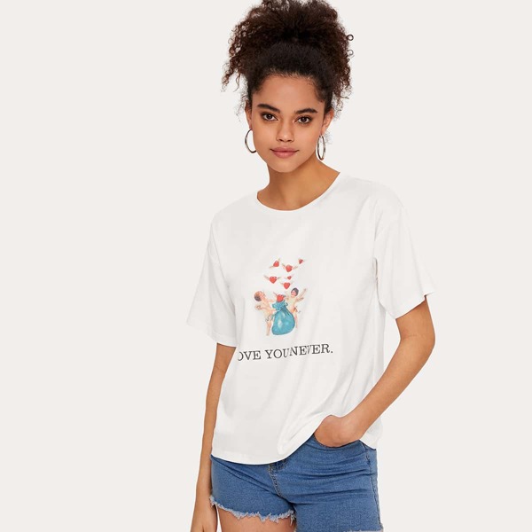 

Белый Объект Повседневный Футболки