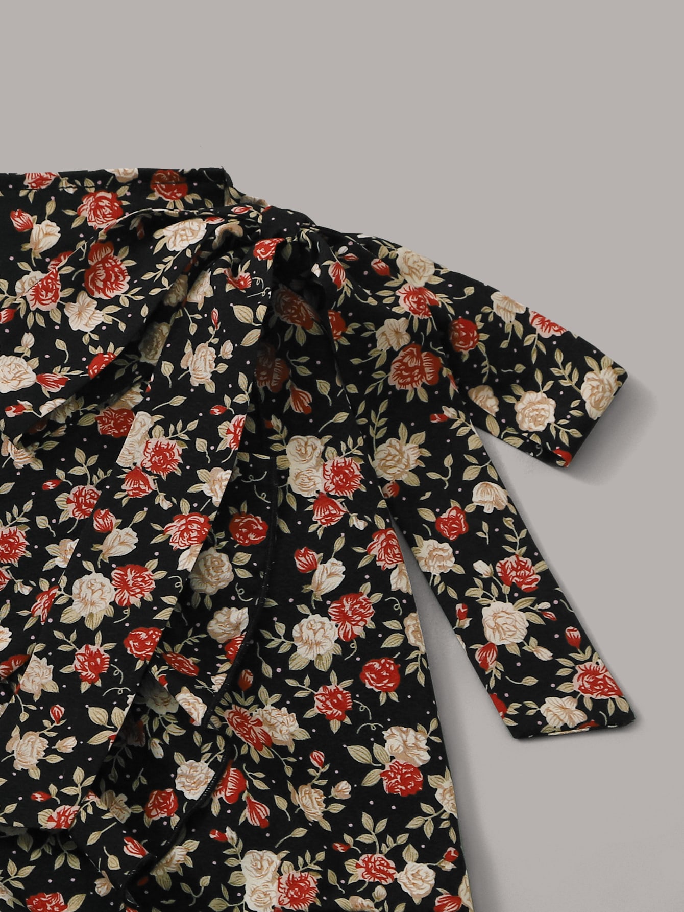 crop cami top and tie side wrap floral skirt set