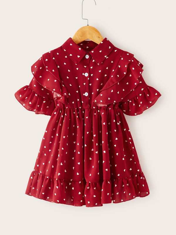 vestido infantil plissado