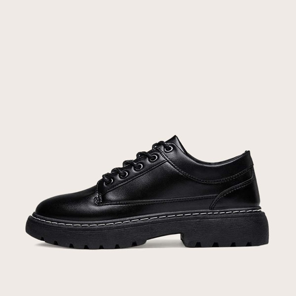

Men Lace-up Front Dress Shoes, Black