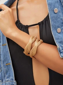 1入組多層金屬網紗手鐲