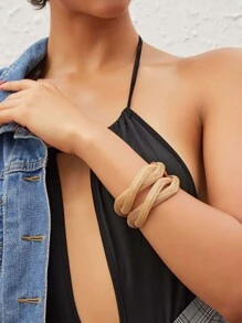 1入組多層金屬網紗手鐲