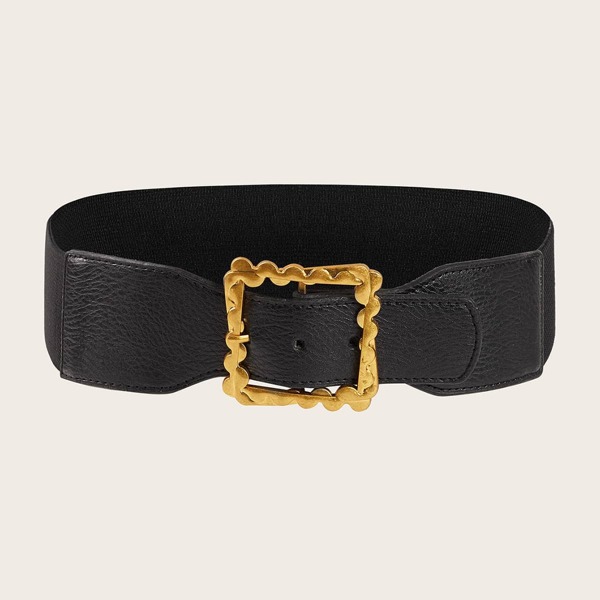 

Metal Buckle Belt, Black