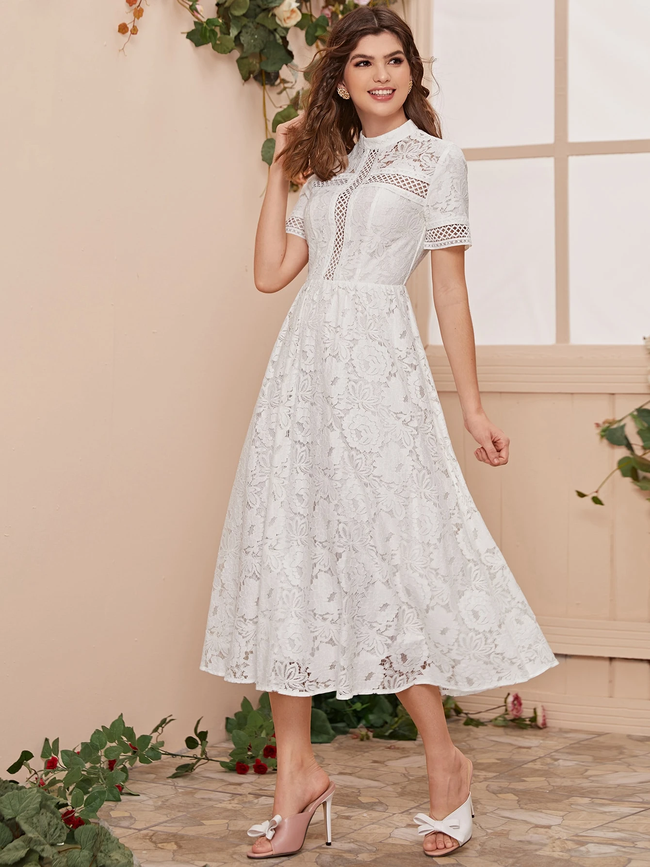 Shein eyelet dress Clearance