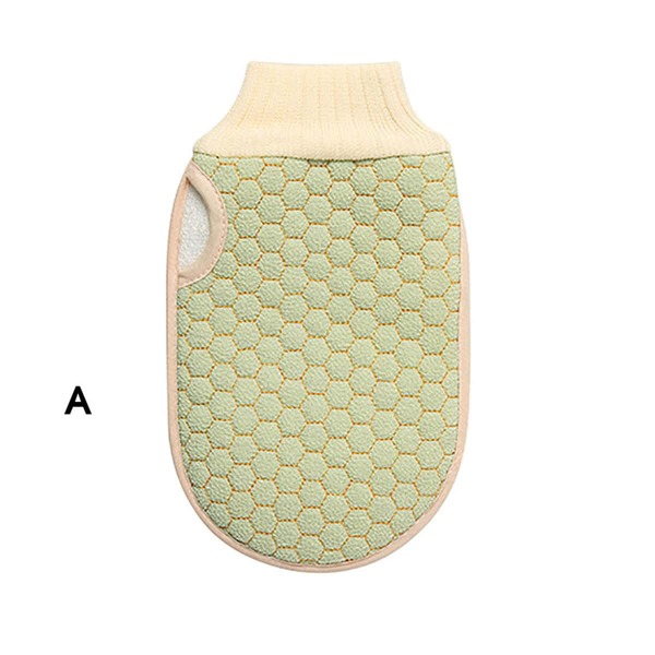 

1pc Geometric Pattern Bath Exfoliating Glove, Multicolor