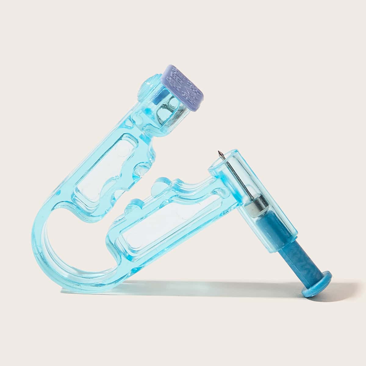

1pc Disposable Ear Piercing Device, Blue