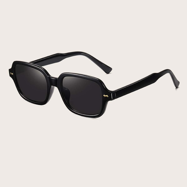 

Acrylic Frame Sunglasses With Case, Black