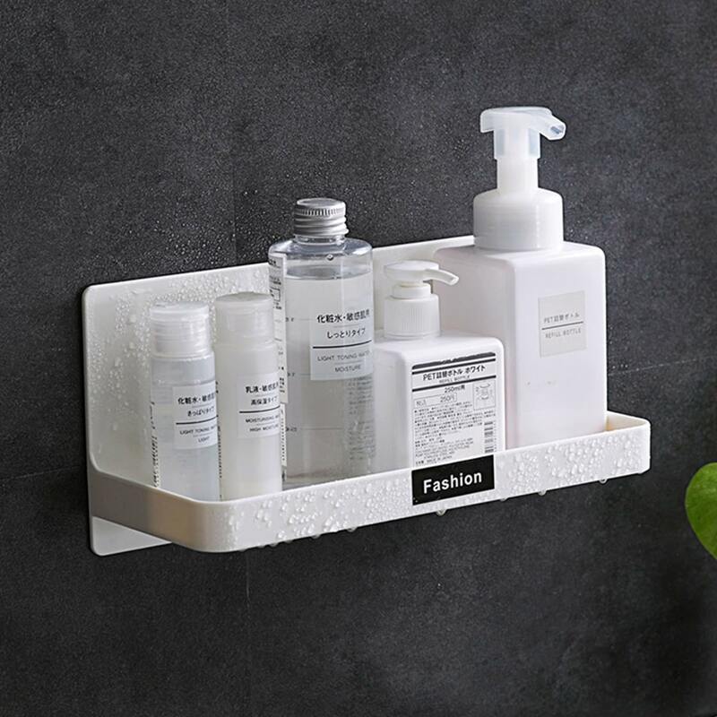 

Wall Mounted Bathroom Storage Rack, White
