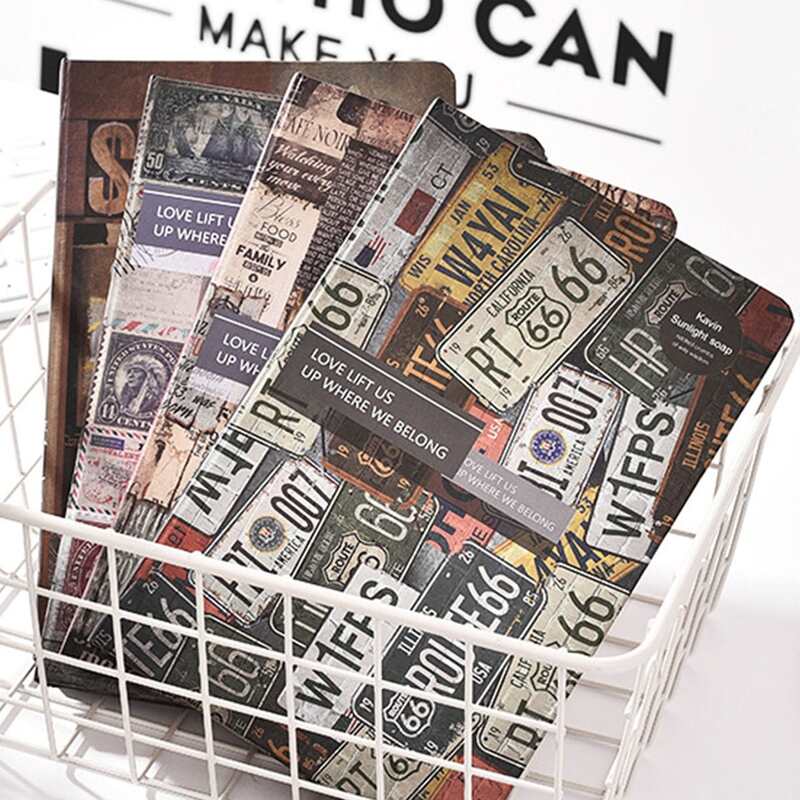 

1pack Vintage Pattern Cover Notebook