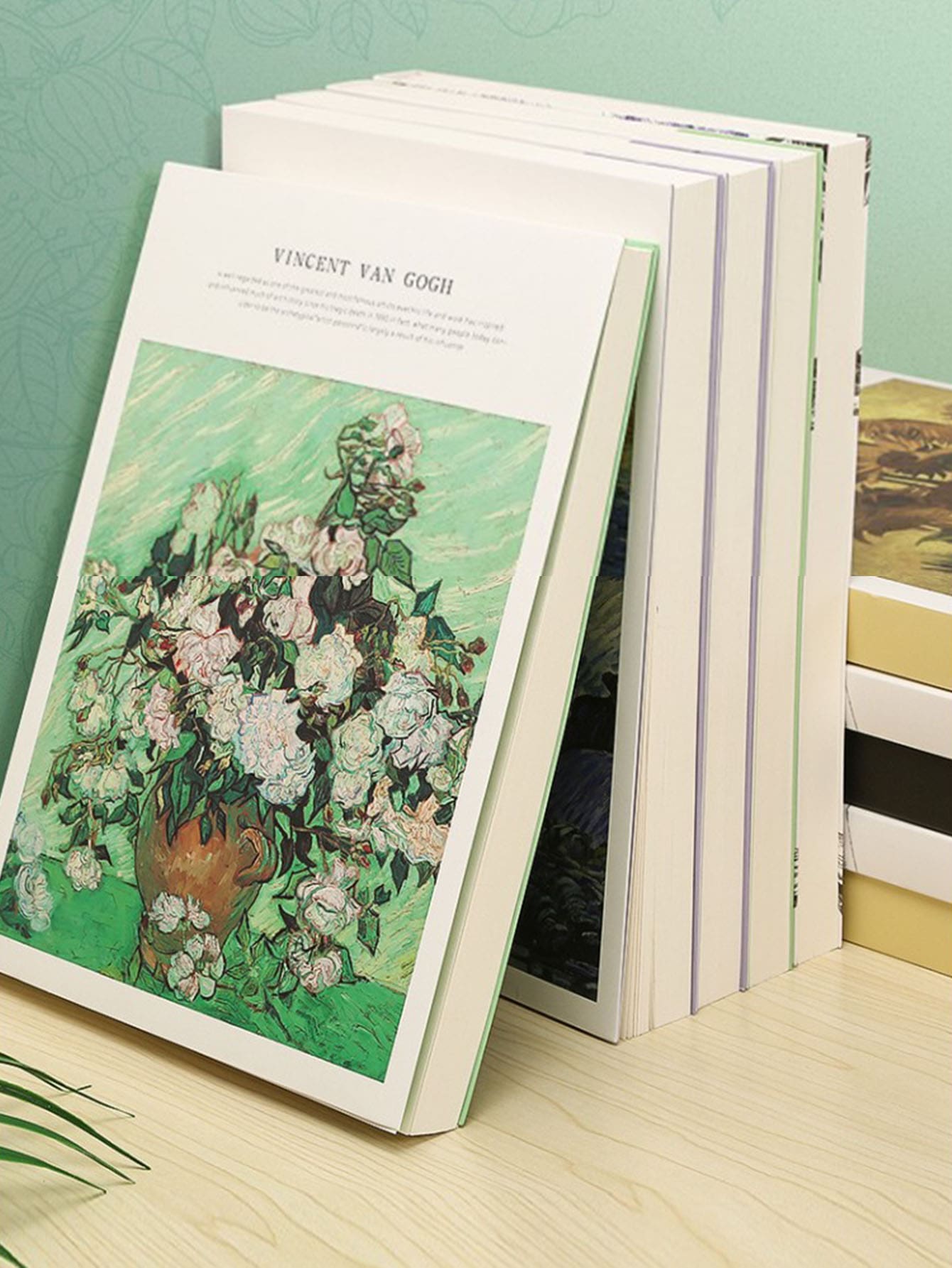 1pack Flower Pattern Cover Sketchbook - Multicolor - View 1