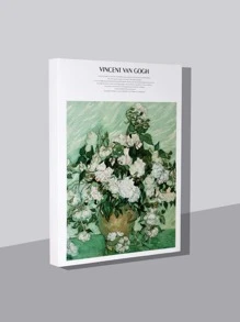 1pack Flower Pattern Cover Sketchbook - Multicolor - View 3