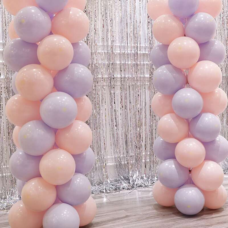 

20pcs Decorative Latex Balloon Set, Multicolor