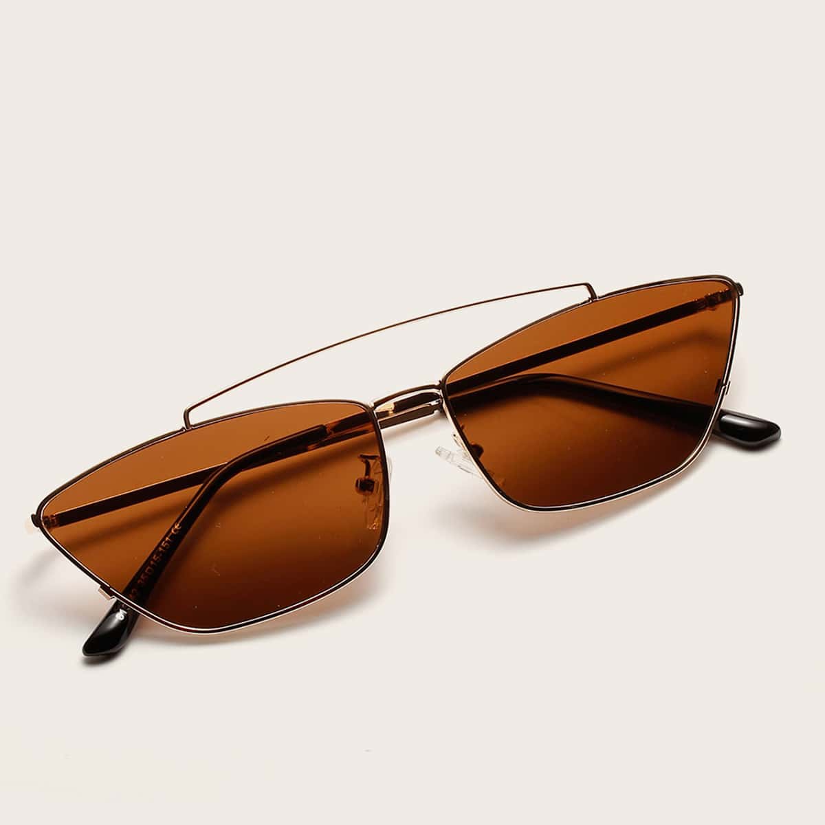 

Metal Frame Sunglasses, Brown