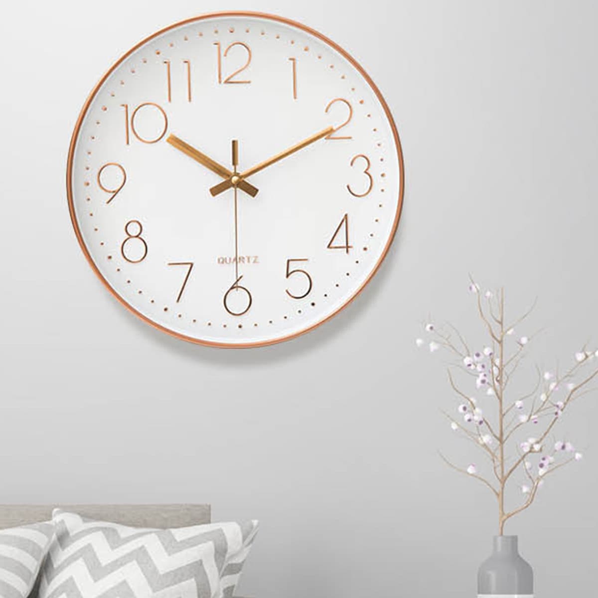 

Plain Wall Clock, White
