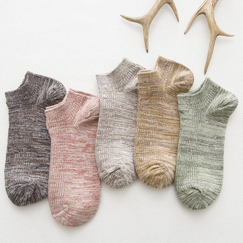 

Guys 5pairs Ankle Socks, Multicolor