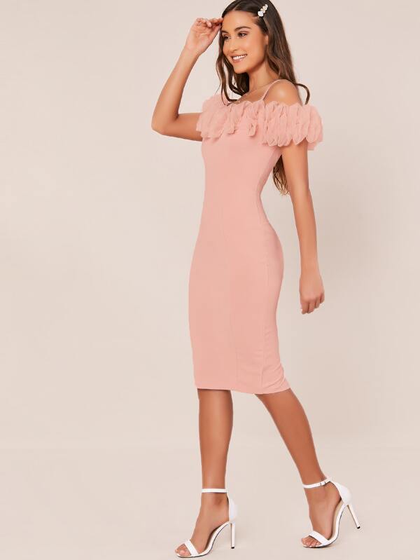 cold shoulder bodycon