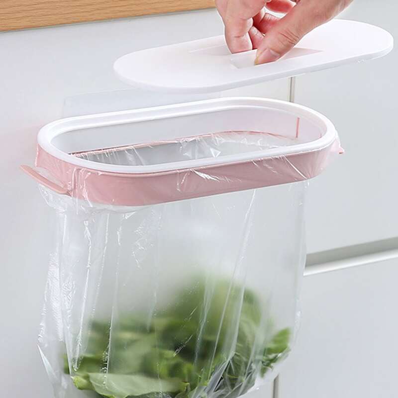 

1pc Kitchen Hanging Garbage Bag, Multicolor