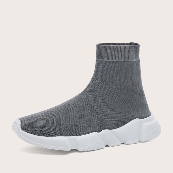 

Men Slip On Sock Sneakers, Grey