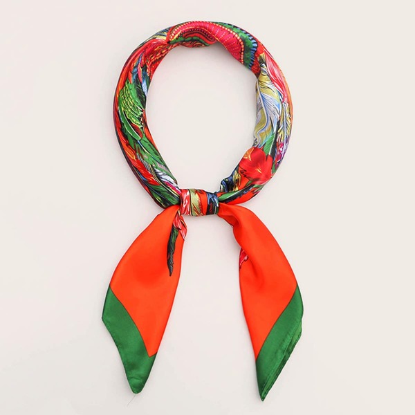 

Tribal Pattern Bandana, Red