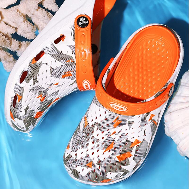 Guys Hollow Out Wide Fit Sandals, Multicolor