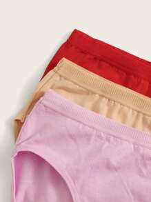 5pack Solid Panty Set