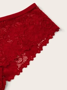 Set de bragas con encaje floral 3 paquetes - Multicolor - Ver 4