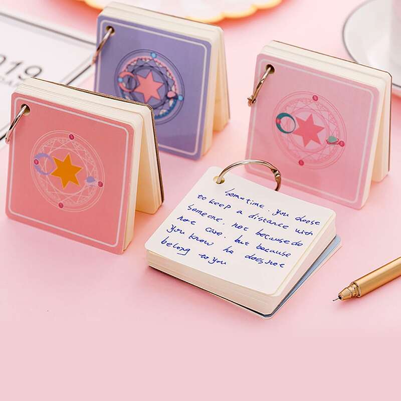 

1pack Random Portable Ring Memo Pad