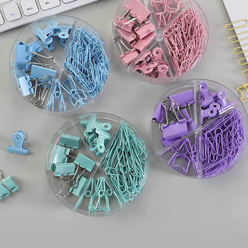 

94pcs Paper Clip & Binder Clip Set