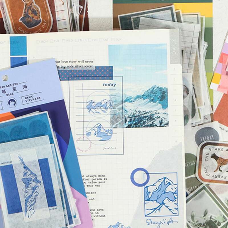 

40pcs Graphic Print Sticker