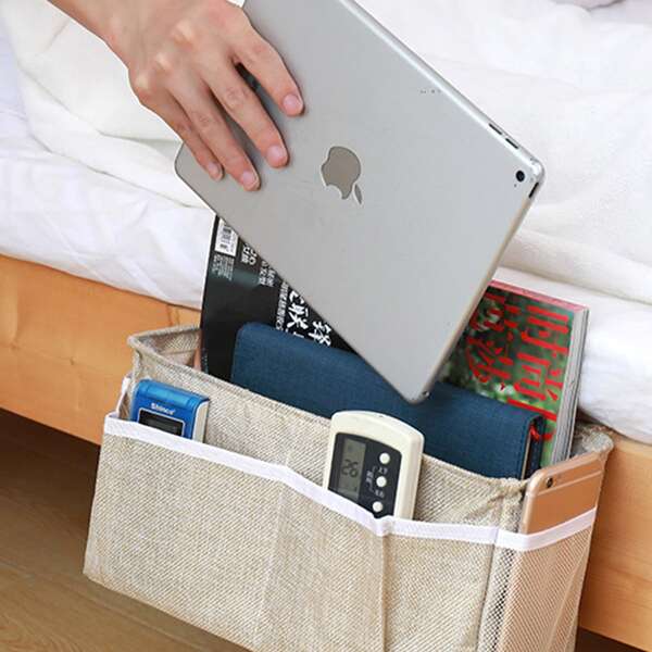 

1pc Bedside Hanging Storage Bag, Multicolor