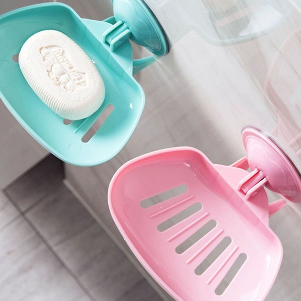 

1pc Wall Mounted Random Color Soap Dish, Multicolor