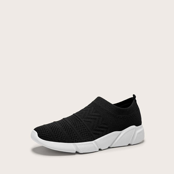 

Men Minimalist Slip On Sneakers, Black