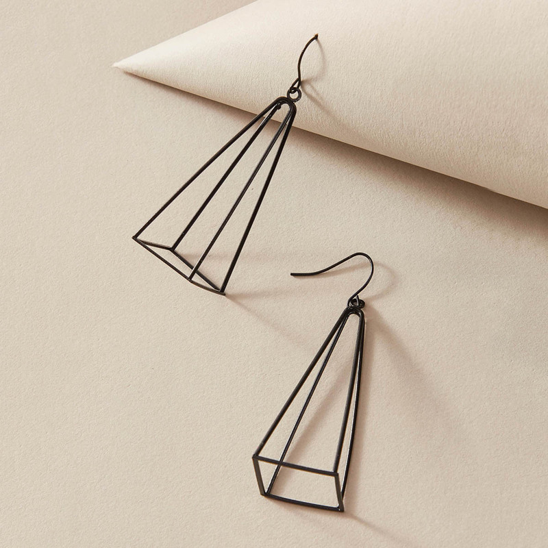 

1pair Geometric Drop Earrings