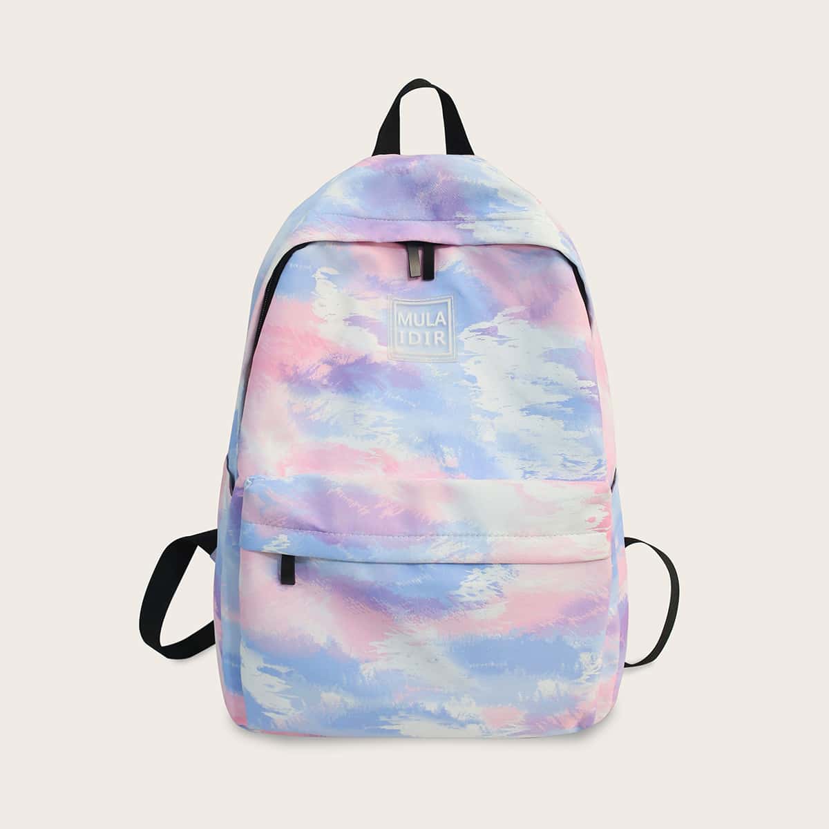 

Tie Dye Pocket Front Backpack, Multicolor