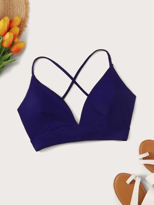 criss cross swimsuit top