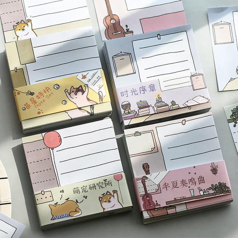 

1pack Random Cat Print Sticky Note