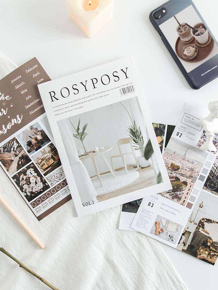 20sheets Mixed Pattern Sticker - Multicolor - View 1