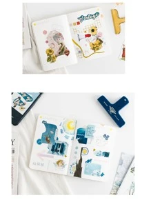 20sheets復古混合圖案貼紙 - 彩色 - 查看 3